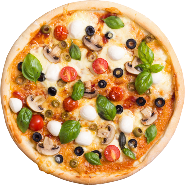Veggie Pizza medium – CAVE CITY PIZZA